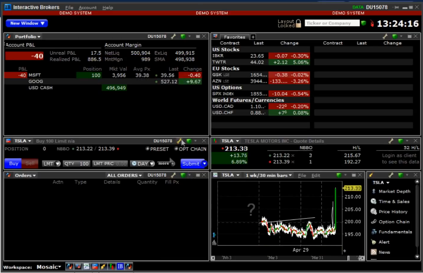 Python with Interactive Brokers API ibpy tutorial