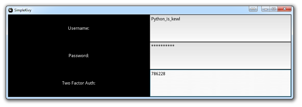 Python Kivy Application Development